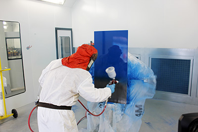 The new training centre will allow hands on application training of HMG paint products