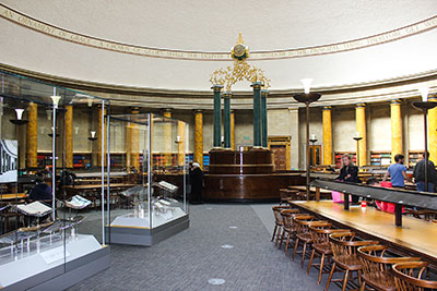 The Wolfson Reading Room at refurbished Manchester Central Library