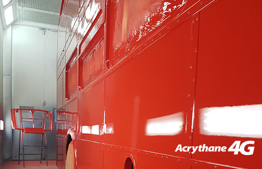 HMG Paints London Bus Red - Acrythane 4G Topcoat