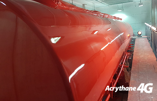 Acrythane 4G Red Tanker Topocoat