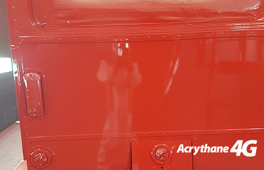 Londong Routemaster Red Bus Paint Commercial Vehicle Topcoat from HMG Paints