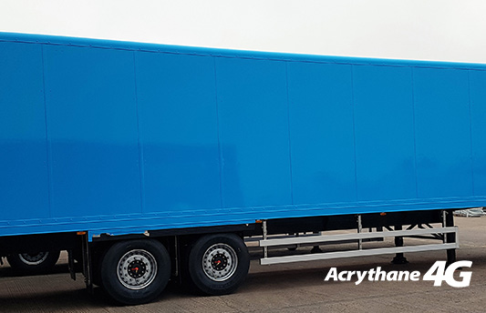 Acrythane 4G Topocoat for Bus and Coach Blue Trailer
